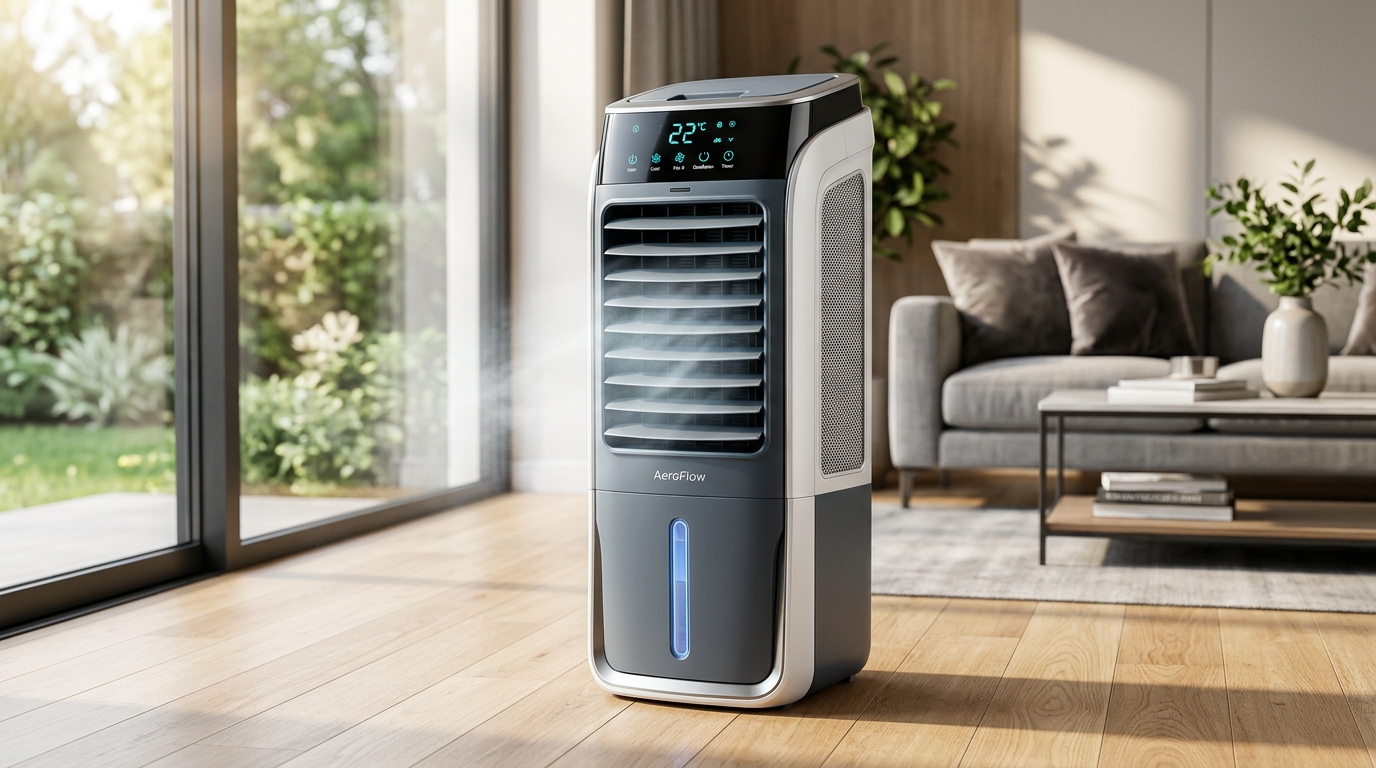Smart Digital Desert Air Cooler with Cooling Louvers